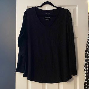 Torrid Long Sleeved V-Neck Tee